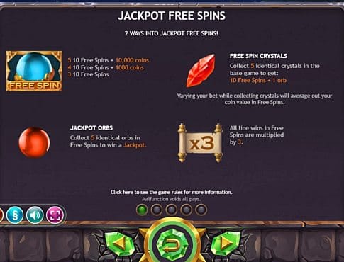 Фриспины в слоте Ozwins Jackpots